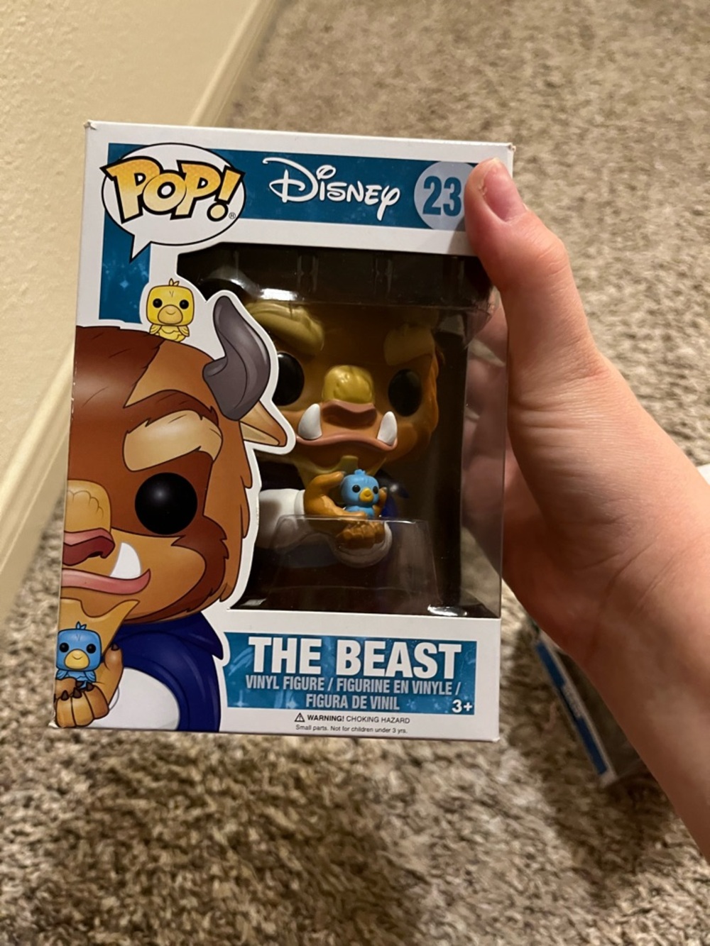 Funko Pop! Disney The Beast with Blue Bird - Brown & Blue